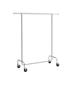 Garderobe/ Garderobenständer chrom inkl. 50 Bügel zum Mieten