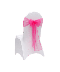 Organza Schleifenband fuchsia zum Mieten