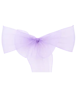 Organza Schleifenband lavendel zum Mieten
