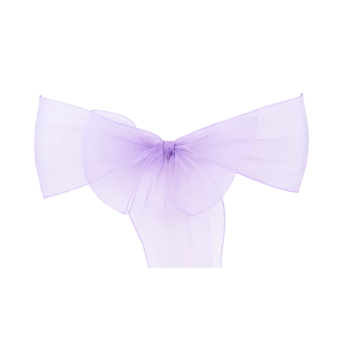 Organza Schleifenband lavendel zum Mieten