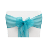 Organza Schleifenband türkis zum Mieten