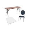 Mobiliar Package 6 Personen eckig zum Mieten