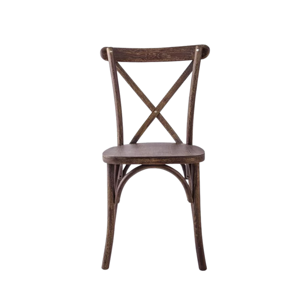 Stuhl Cross Back Rustico zum Mieten