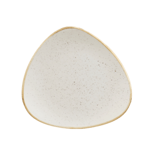 Dreieckiger Teller creme 20