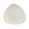 Dreieckiger Teller creme 28.5 zum Mieten