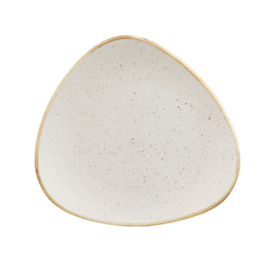 Dreieckiger Teller creme 28.5