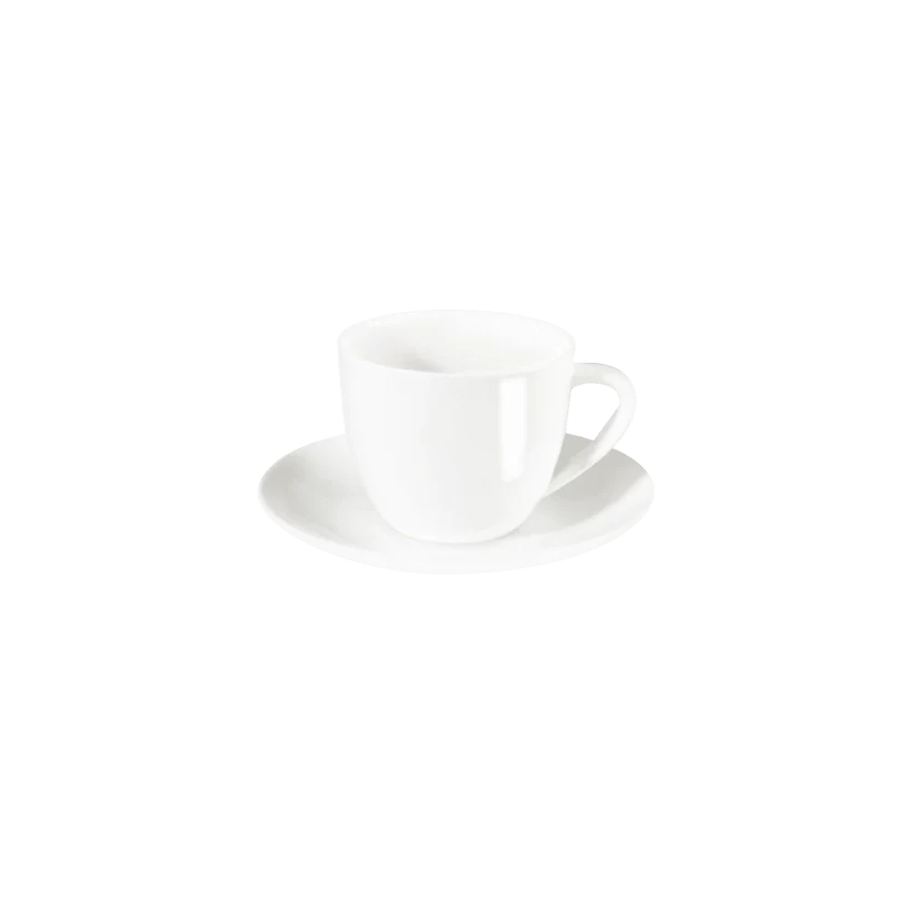 Kaffeetasse mit Unterteller à table zum Mieten