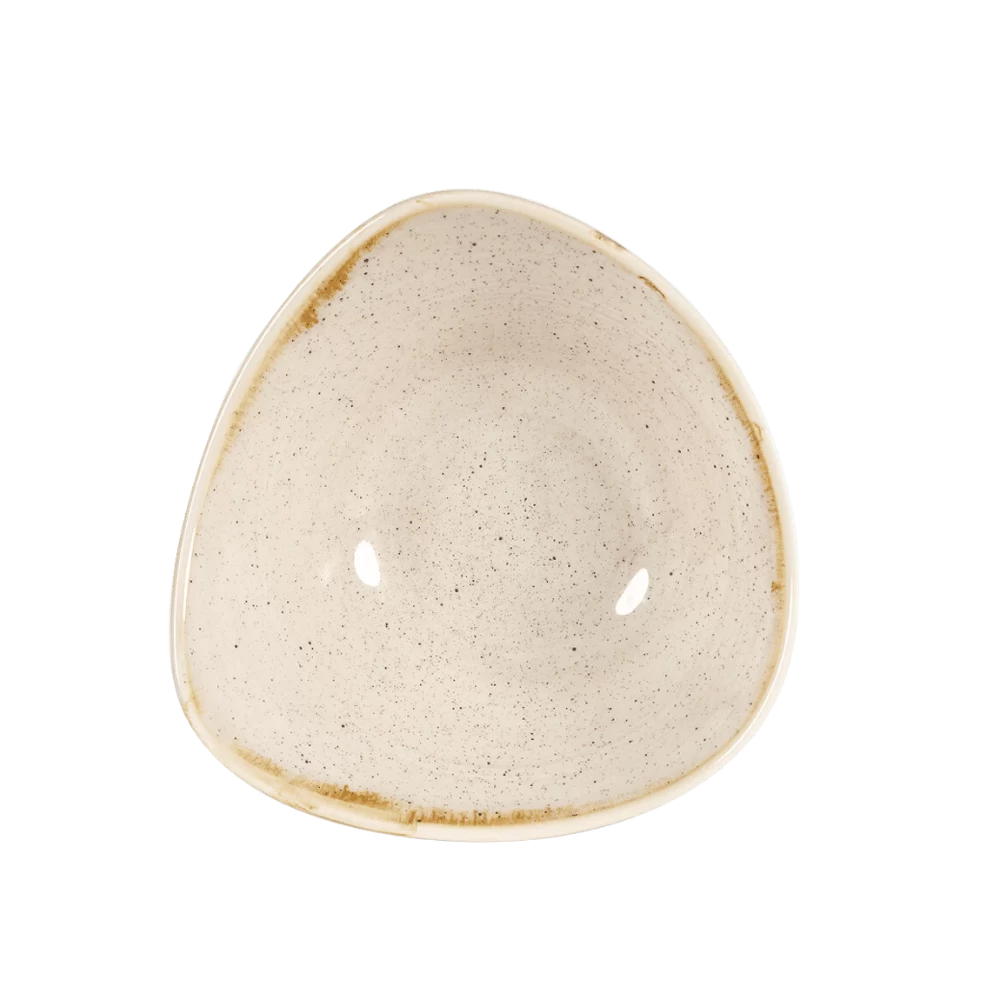 Dreieckige Schale creme 18.5 zum Mieten