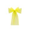 Organza Schleifenband gelb zum Mieten