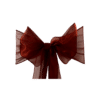 Organza Schleifenband burgund zum Mieten