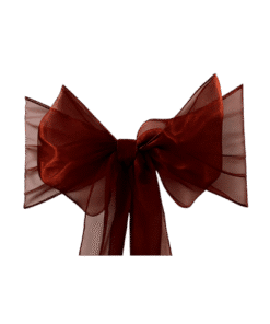 Organza Schleifenband burgund zum Mieten