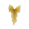 Organza Schleifenband gold zum Mieten