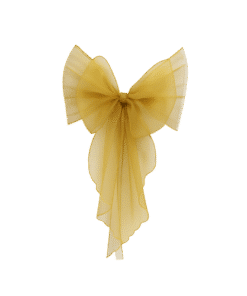 Organza Schleifenband gold zum Mieten
