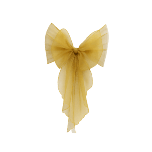 Organza Schleifenband gold