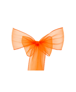 Organza Schleifenband Orange zum Mieten