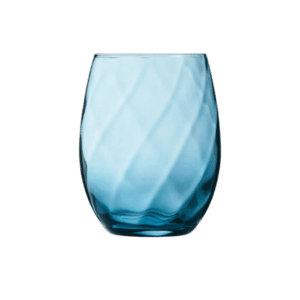 Wasserglas Twist Blau