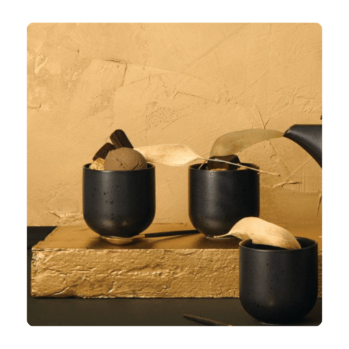 Becher Kuro - Aperogeschirr Porzellan zum Mieten (Bild 1)