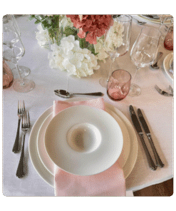 Serviette Light Pink - Servietten zum Mieten (Bild 1)