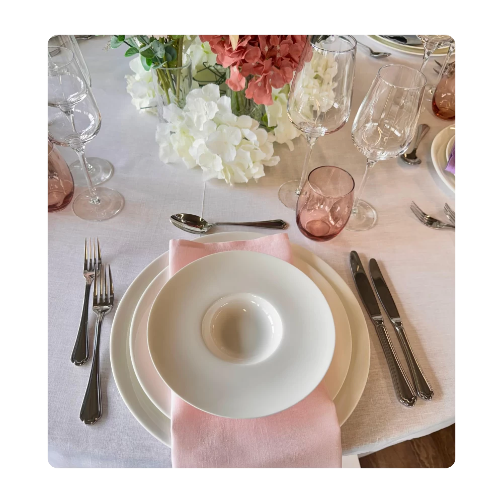 Serviette Light Pink - Servietten zum Mieten (Bild 1)