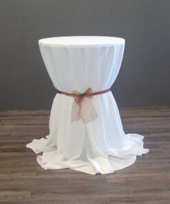 Stehtisch easy white - Mobiliar zum Mieten (Bild 1)