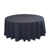 Tischtuch rund Ø 330cm Black zum Mieten