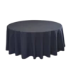 Tischtuch rund Ø 330cm Black zum Mieten