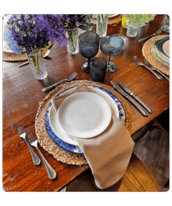 Serviette Macchiato - Gesponnenes Polyester zum Mieten (Bild 1)