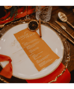 Teller Kairo 27cm mit Goldrand - Geschirr zum Mieten (Bild 2)