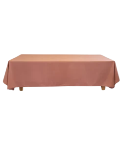 Tischtuch 225 cm x 330 cm Antique Rose - Eckige Tischtücher zum Mieten (Bild 1)