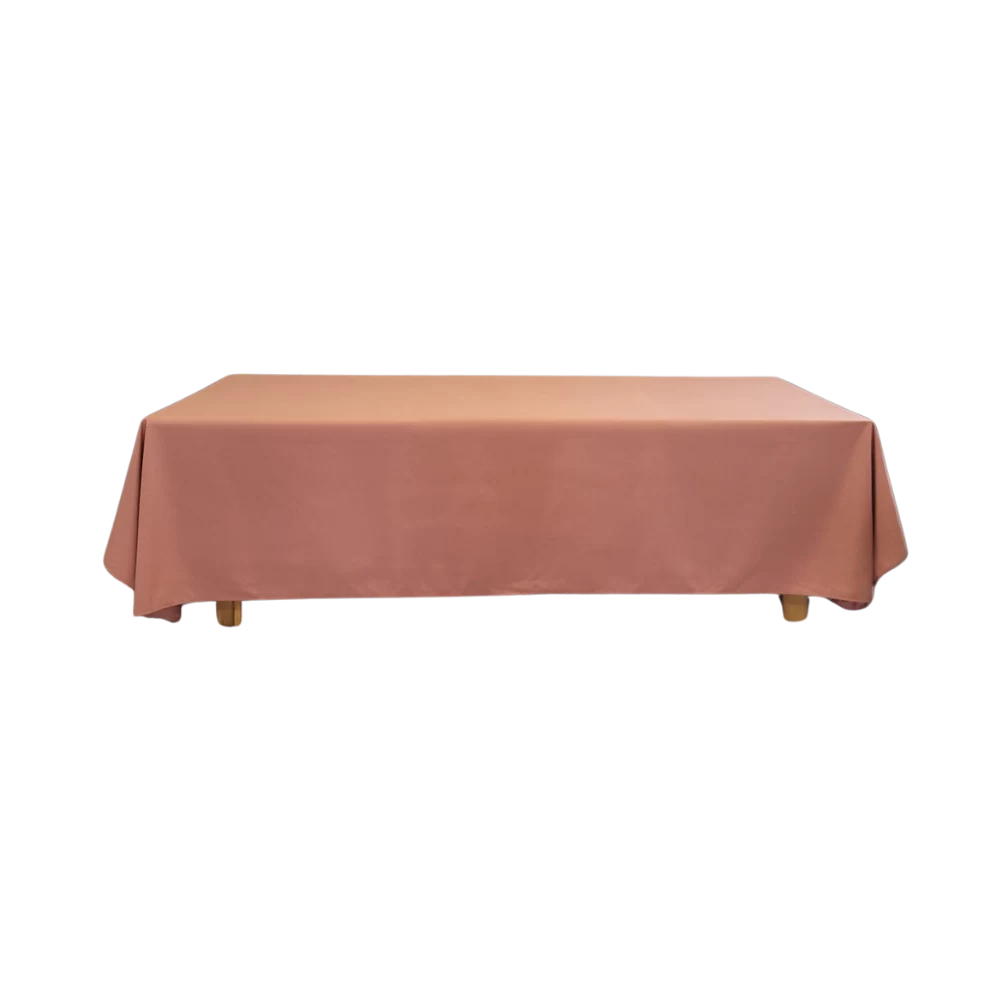 Tischtuch 225 cm x 330 cm Antique Rose - Eckige Tischtücher zum Mieten (Bild 1)