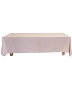 Tischtuch 225 cm x 330 cm Rose - Eckige Tischtücher zum Mieten (Bild 1)