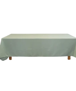 Tischtuch 225 cm x 330 cm Sage - Eckige Tischtücher zum Mieten (Bild 1)