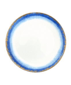 Platzteller Havanna mit Goldrand zum Mieten