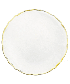 Platzteller Zermatt mit Goldrand zum Mieten