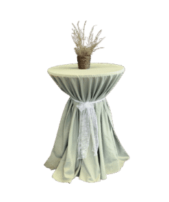 Tischtuch rund Ø 330cm Sage - Runde Tischtücher zum Mieten (Bild 1)