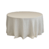 Leinentischtuch rund Ø 330cm Nature zum Mieten