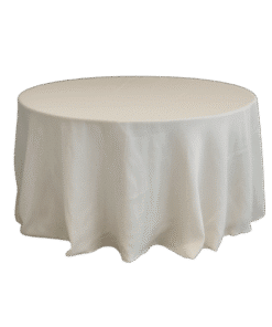 Leinentischtuch rund Ø 330cm Nature zum Mieten