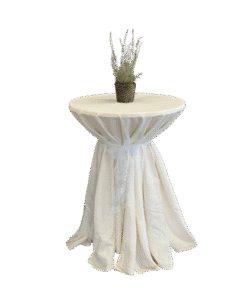 Leinentischtuch rund Ø 330cm Nature - Runde Tischtücher zum Mieten (Bild 1)