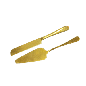 Tortenmesser Gold