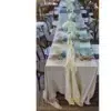 Tischläufer Musselin Ivory zum Mieten