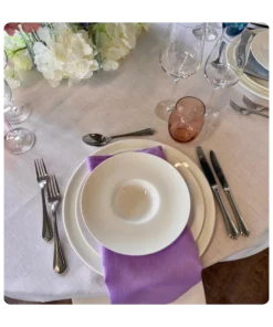 Serviette Lavendel - Leinen zum Mieten (Bild 1)