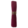 Serviette Burgundy zum Mieten
