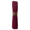 Serviette Burgundy zum Mieten