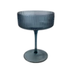 Champagnerschale Stripe Blau zum Mieten