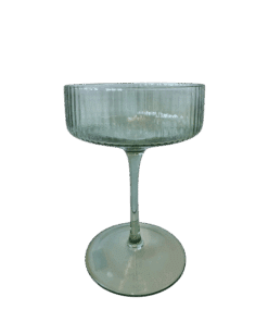 Champagnerschale Stripe Grün zum Mieten