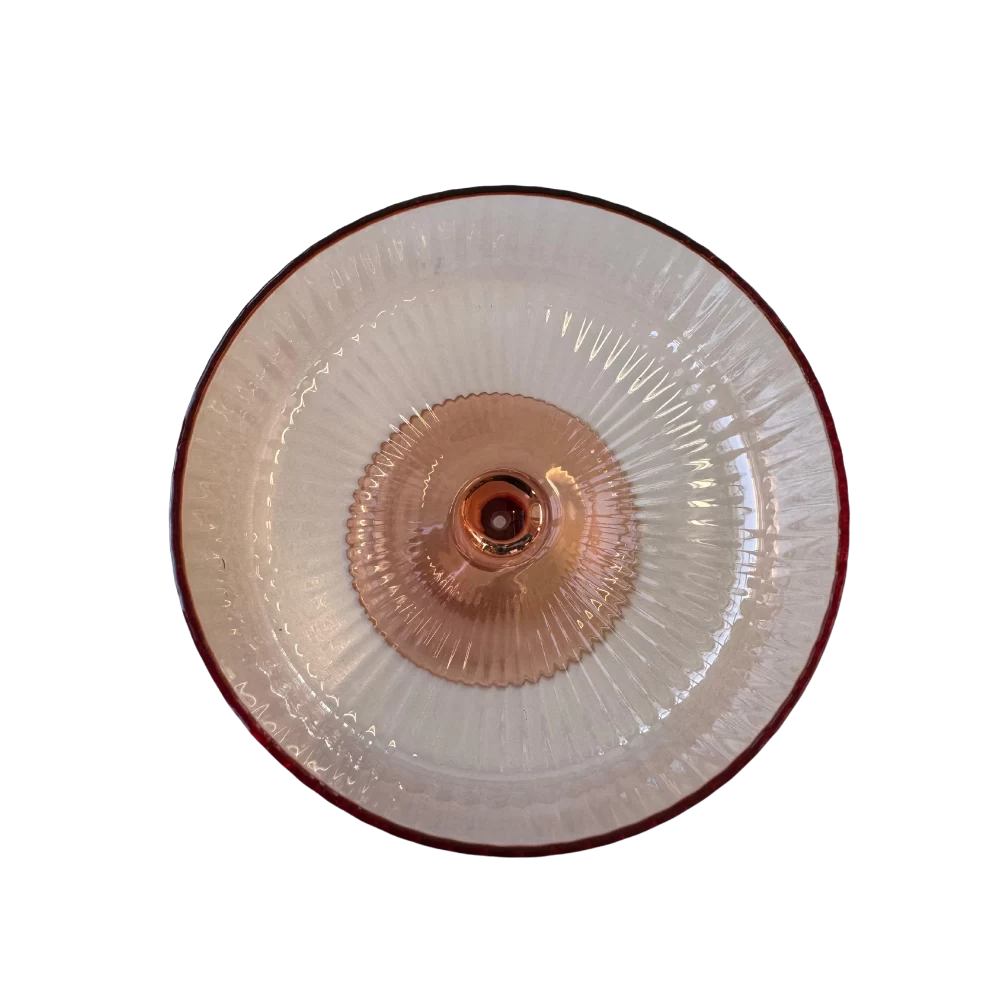 Champagnerschale Stripe Rosa - Gläser zum Mieten (Bild 1)