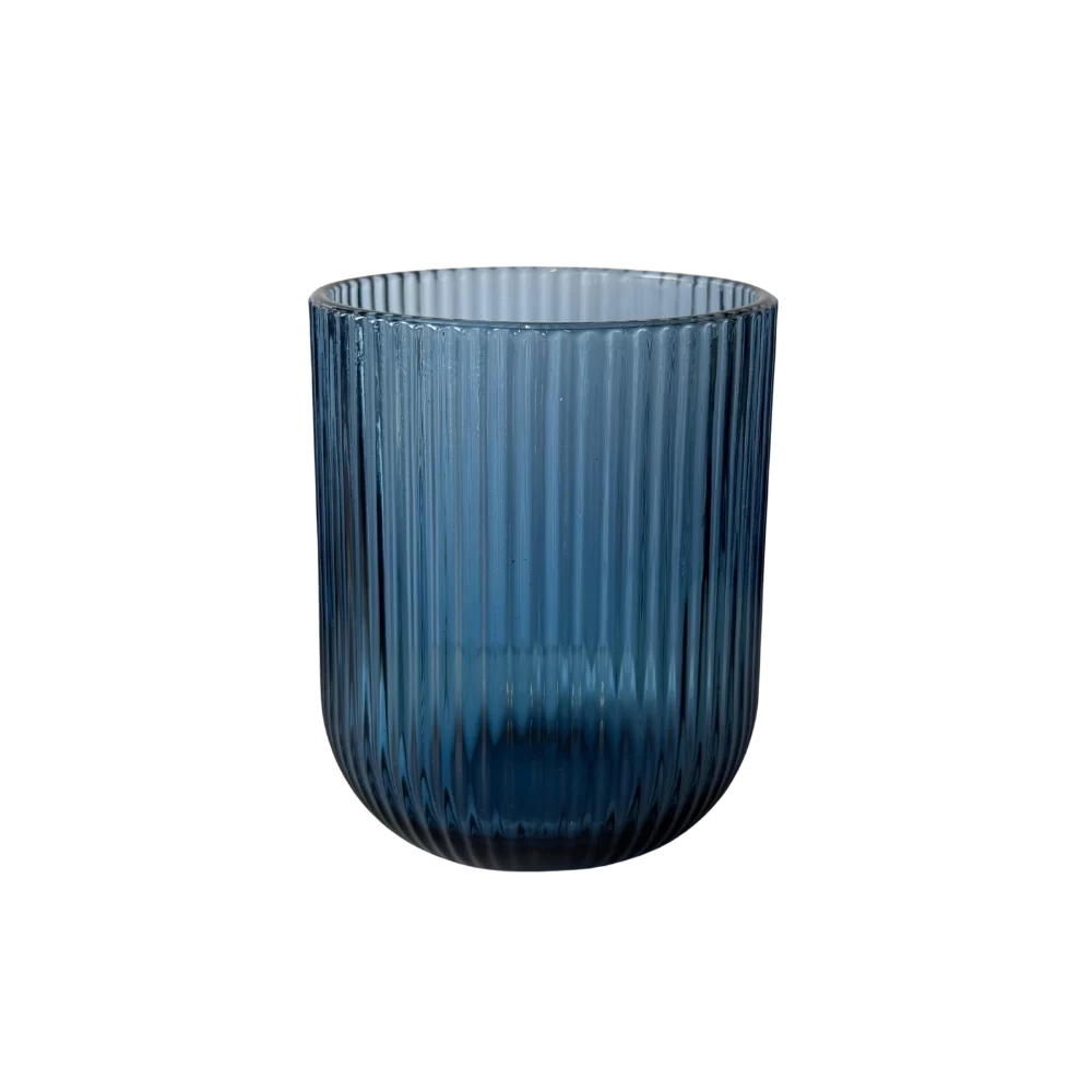 Wasserglas Stripe Blau zum Mieten