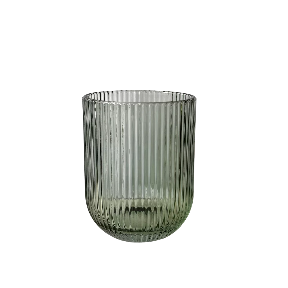Wasserglas Stripe Grün zum Mieten