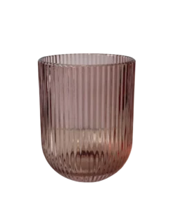 Wasserglas Stripe Rosa zum Mieten