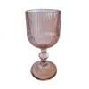 (Neuware) Weinglas Stripe Rosa zum Mieten